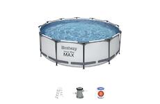 Bazén Bestway Steel Pro MAX, 56418, pumpa, žebřík, 3,66x1,00 m 8050003