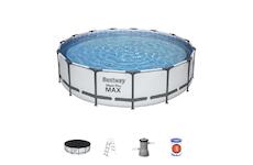 Bazén Bestway Steel Pro MAX, 56488, filtr, pumpa, žebřík, prostěradlo, 4,57x1,07 m 8050077