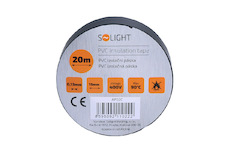 Solight AP02C izolační páska, 15mm x 0,13mm x 20m, černá