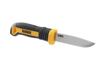 DeWALT DWHT1-10354 Řemeslnický nůž s pevným ostřím 90 mm a plastovým pouzdrem na opasek