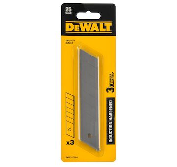 DeWALT DWHT11726-0 Indukčně kalená odlamovací čepel 25 mm – 3 ks