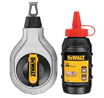 DeWALT DWHT47408-0 Značkovací šňůra 6 : 1 s červenou křídou