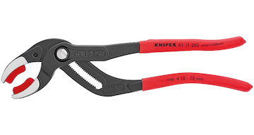 Knipex Kleště instalatérské na sifonová šroubení a plasty 81 11 250