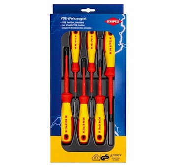 Knipex Sada šroubováků PH/PZ, provedení VDE 00 20 12 V03