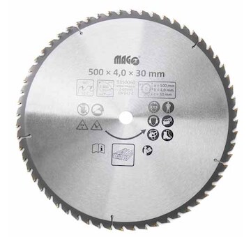 Magg 9350060 Pilový kotouč 500x4,0x30mm/60 zubů - střídavě šikmé