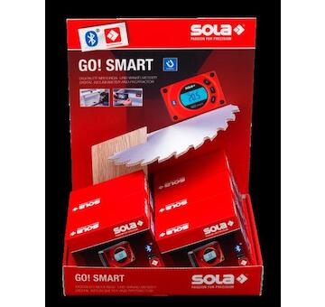 Sola 1483030 GO! SMART DISPLAY - digitální vodováha 8cm - 5 ks