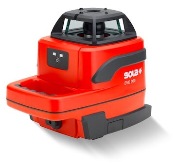 SOLA - EVO 360 PROFESSIONAL - Samonivelační rotační laser pro horizontální a vertikální použití