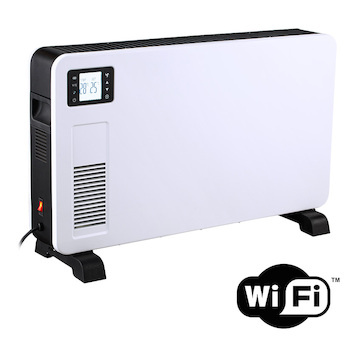 Solight KP02WIFI horkovzdušný konvektor 2300W, WiFi, LCD, ventilátor, časovač, nastavitelný termostat