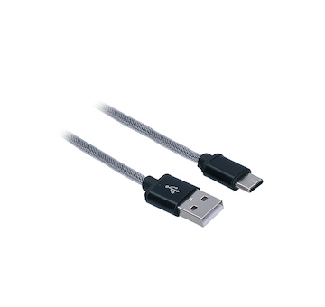 Solight SSC1602-S USB-C kabel, USB 2.0 A konektor - USB-C 3.1 konektor, silikon, 2m