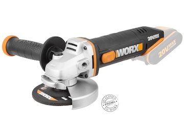 WORX 45908009 WX800.9 - Aku úhlová bruska 115 mm, M14 - bez akumulátoru