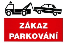 Magg 120114 Zákaz parkování - odtah 210x297mm - samolepka