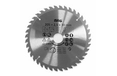 Magg 9320540 Pilový kotouč 205x2,5x30mm/40 zubů - střídavě šikmé