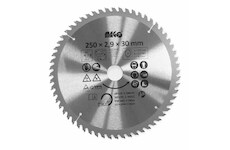 Magg 9325060 Pilový kotouč 250x2,9x30mm/60 zubů - střídavě šikmé