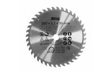 Magg 9330040 Pilový kotouč 300x3,1x30mm/40 zubů - střídavě šikmé