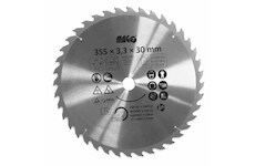 Magg 9335540 Pilový kotouč 355x3,3x30mm/40 zubů - střídavě šikmé