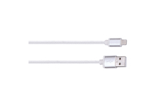 Solight SSC1501-S lightning kabel, USB 2.0 A konektor - Lightning konektor, silikon, 1m