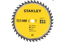 Stanley STA13145-XJ Pilový kotouč TCT/HM pro příčné řezy O 190 x 16 mm, 40 zubů